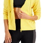 ID Ideology Women's Retro Recycled Full Zip Jacket Yellow
