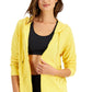 ID Ideology Women's Retro Recycled Full Zip Jacket Yellow