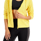 ID Ideology Women's Retro Recycled Full Zip Jacket Yellow
