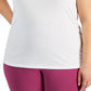 ID Ideology Women's Rainbow T Back Tank Top White Size 1X