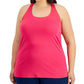 ID Ideology Women's Rainbow T Back Tank Top Pink