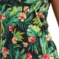 ID Ideology Women's Tropical Print Tank Top Black Size X-Large