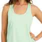 ID Ideology Women's Textured Racerback Tank Top Green Size X-Small
