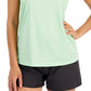 ID Ideology Women's Textured Racerback Tank Top Green Size X-Small