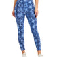 Style & Co Women's Camouflage Capri Leggings Blue Size Medium