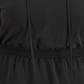 Alfani Women's Smocked Waist Top Black Size 0X