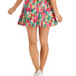 ID Ideology Women's Tropical Printed Pleated Skort Pink Size X-Small