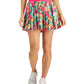 ID Ideology Women's Tropical Printed Pleated Skort Pink Size X-Small