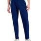 Alfani Men's Regular Fit Stretch Pleated Pants Blue