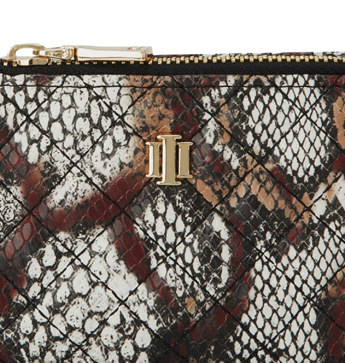 INC International Concepts Women's Ashlinn Quilted Wallet Brown Size Regular
