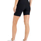 ID Ideology Women's Ribbed Solid Bike Shorts Black Size Small