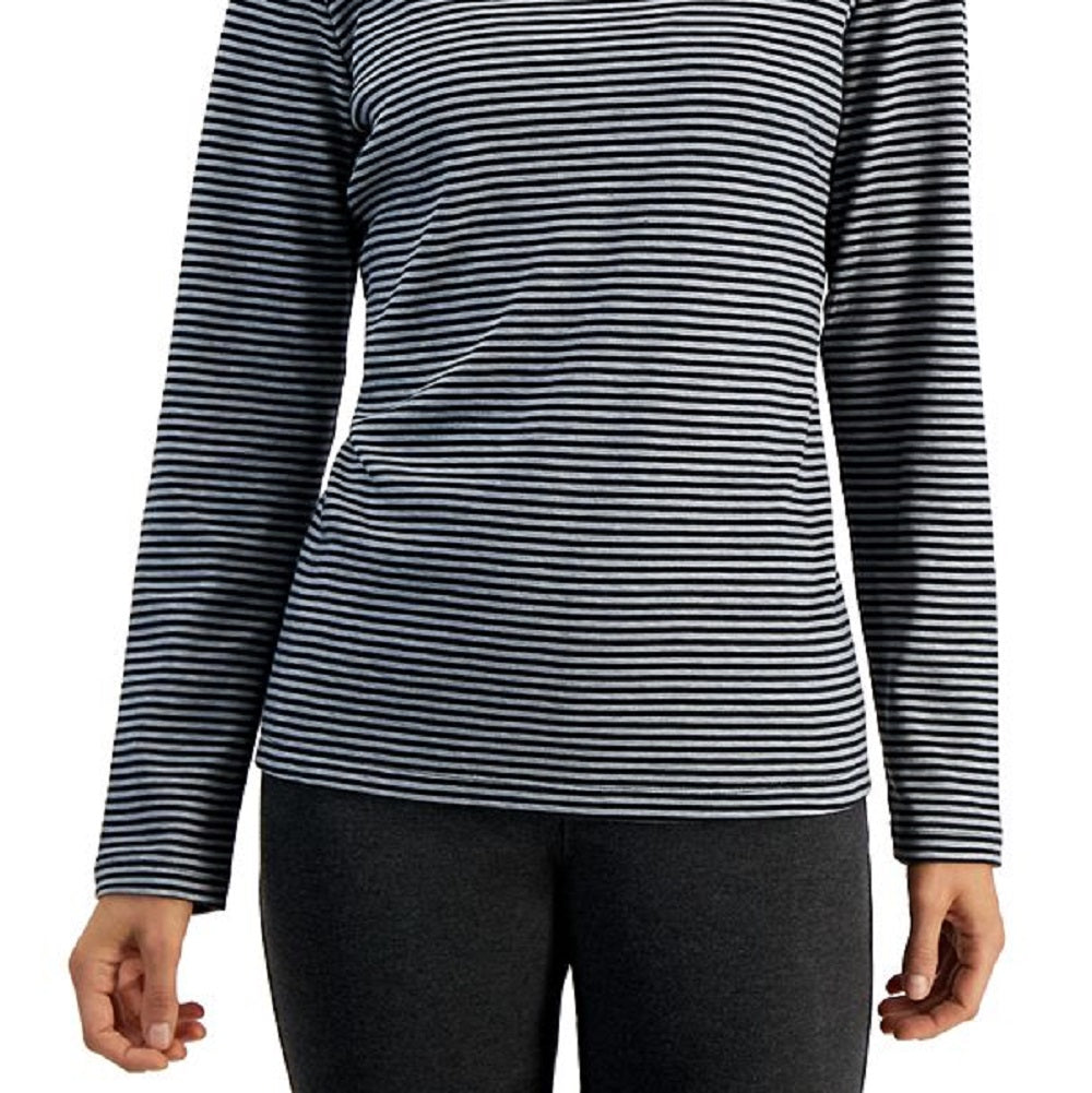 Karen Scott Women's Carmela Mock Neck Top Gray Size X-Small