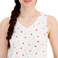 Style & Co Women's Star Print Tank Top Brown Size Large