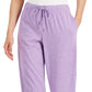ID Ideology Women's Retro Recycled Capri Pants Purple Size Medium