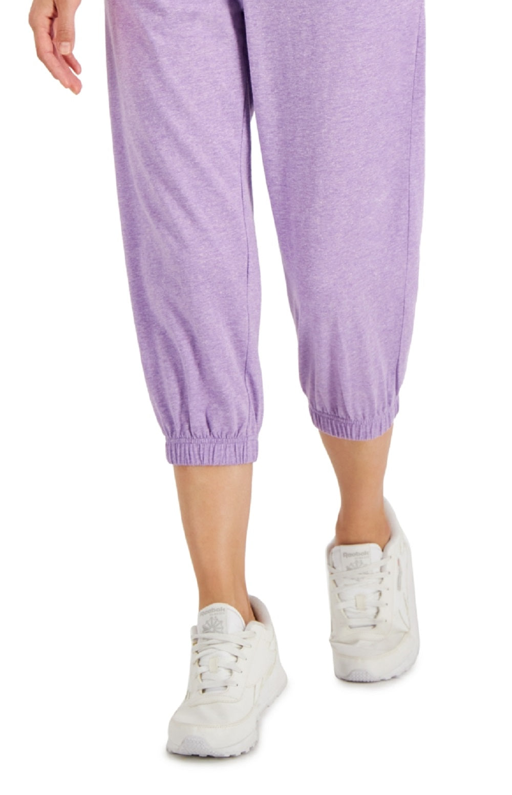 ID Ideology Women's Retro Recycled Capri Pants Purple Size Medium