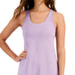 ID Ideology Women's Solid Performance Dress Purple Size Medium