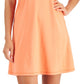 ID Ideology Women's Solid Performance Dress Orange Size X-Small