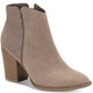 Sun + Stone Women's Graceyy Booties Brown Size 8 M