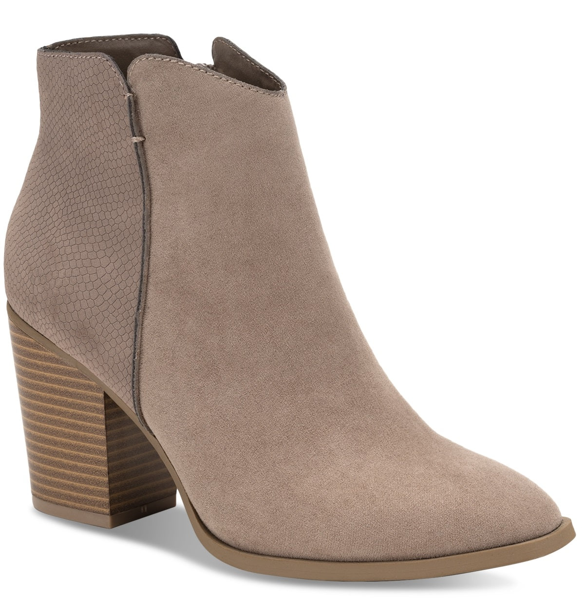 Sun + Stone Women's Graceyy Booties Brown Size 8 M