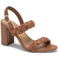 Sun + Stone Women's Cherii Braided Dress Sandals Brown Size 8 M