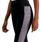 ID Ideology Women's Colorblocked Cropped Leggings Purple Size Petite Medium