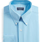 Club Room Men's Regular Fit Traveler Dress Shirt Blue Size 15.5X32X33