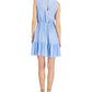 INC International Concepts Women's Sleeveless Mini Dress Blue Size X-Small