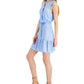 INC International Concepts Women's Sleeveless Mini Dress Blue Size XX-Large