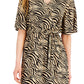 INC International Concepts Women's Zebra Maxi Dress Brown Size Medium