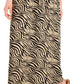 INC International Concepts Women's Zebra Maxi Dress Brown Size Medium