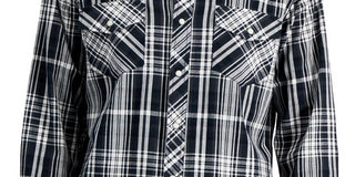 Sun + Stone Men's Remington Woven Regular Fit Button Down Shirt Black Size Small