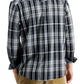 Sun + Stone Men's Remington Regular Fit Plaid Western Shirt Black