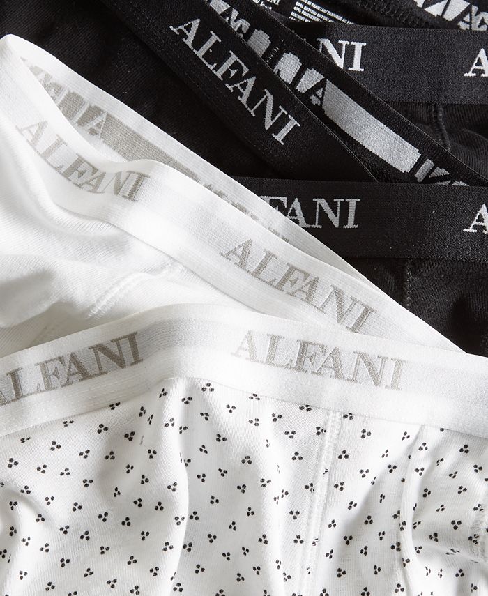 Alfani Men's 5 Pk Moisture Wicking Trunks Black Size Medium