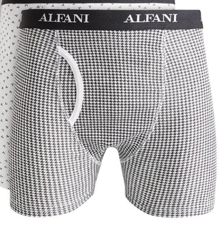 Alfani Men's 5 Pk Moisture Wicking Trunks Black Size X-Large
