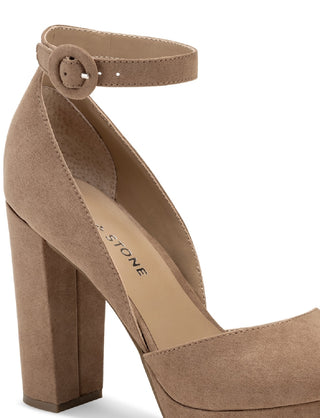 Sun + Stone Women's Reeta Block-Heel Platform Sandals Brown Size 5 M