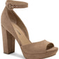 Sun + Stone Women's Reeta Block-Heel Platform Sandals Brown Size 5 M