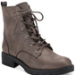 Sun + Stone Women's Frankiee Lace Up Lug Combat Booties Brown Size 6 M