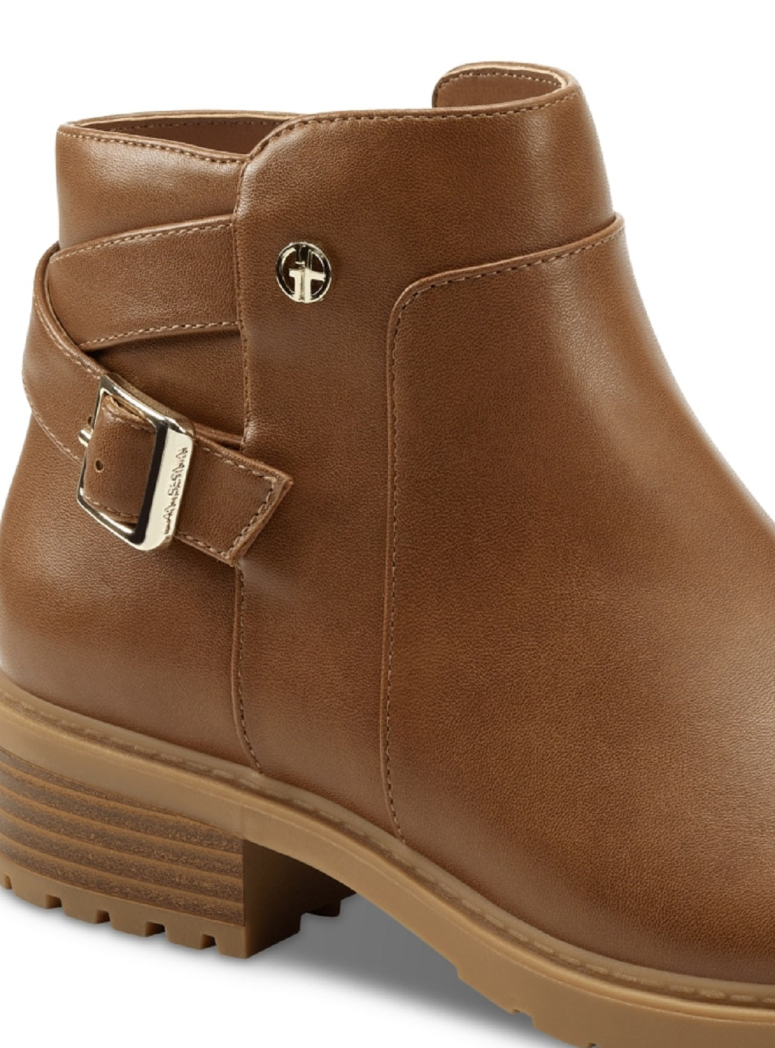 Giani Bernini Women's Brennin Buckled Booties Brown Size 6 M