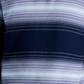 Sun + Stone Men's Deacon Horizontal Striped Shawl Sweater Blue Size Medium