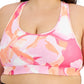 ID Ideology Women's Medium Impact Sports Bra Pink Size 3X