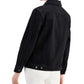 Style & Co Women's Denim Trucker Jacket Black Size Large