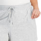 ID Ideology Women's Retro Recycled Drawstring Shorts Gray Size 1X