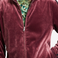 INC International Concepts Men's Velour Sweatshirt Track Jacket Red Size Large