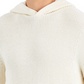INC International Concepts Men's Acid Wash Hooded Sweater White Size Large