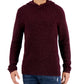 INC International Concepts Men's Acid Wash Hooded Sweater Red Size Small