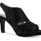 Karen Scott Women's Brilee Peep Toe Pumps Black Size 6.5 M