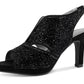 Karen Scott Women's Brilee Peep Toe Pumps Black Size 6.5 M