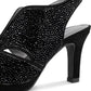 Karen Scott Women's Brilee Peep Toe Pumps Black Size 6.5 M