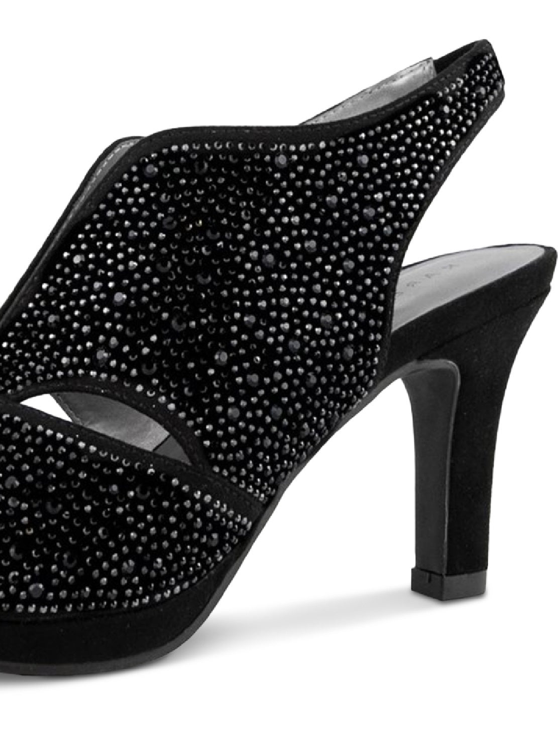 Karen Scott Women's Brilee Peep Toe Pumps Black Size 6.5 M