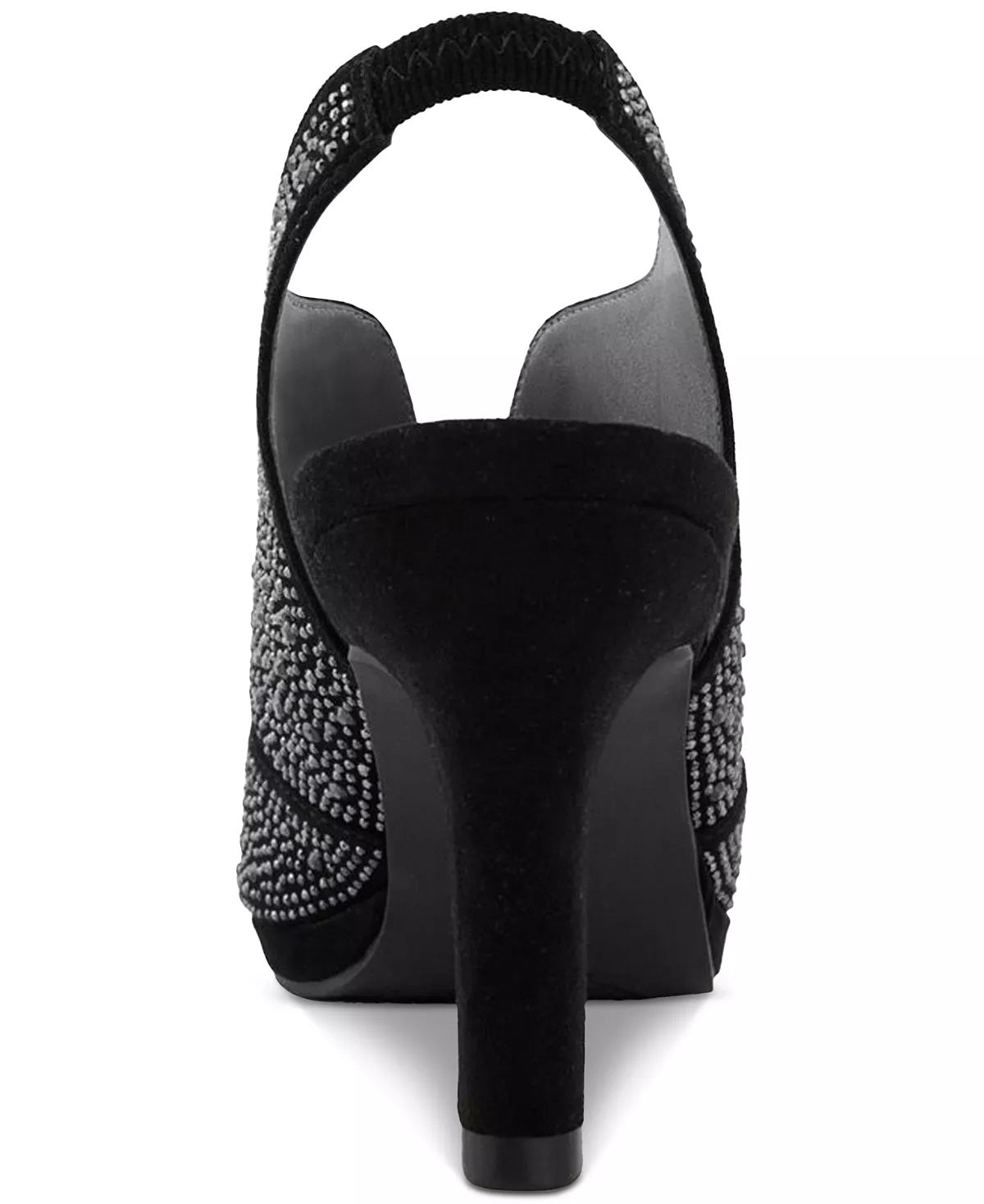 Karen Scott Women's Brilee Peep Toe Pumps Black Size 11 M